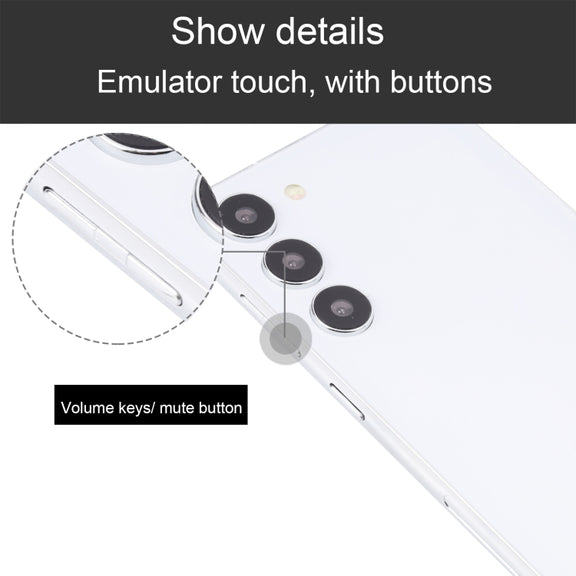 For Samsung Galaxy S23+ 5G Black Screen Non-Working Fake Dummy Display Model(White)