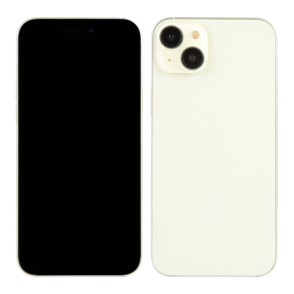 For iPhone 15 Plus Black Screen Non-Working Fake Dummy Display Model (Yellow)