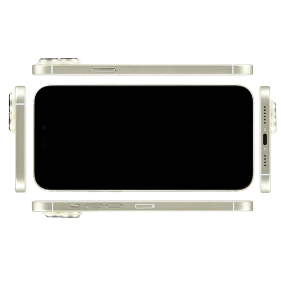 For iPhone 15 Plus Black Screen Non-Working Fake Dummy Display Model (Yellow)