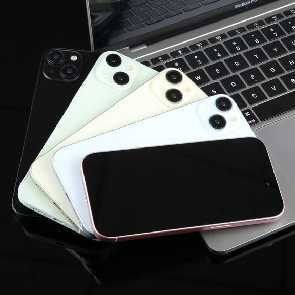 For iPhone 15 Plus Black Screen Non-Working Fake Dummy Display Model (Yellow)