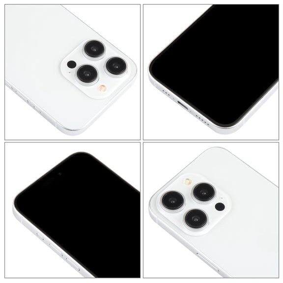 For iPhone 15 Pro Black Screen Non-Working Fake Dummy Display Model (White Titanium)