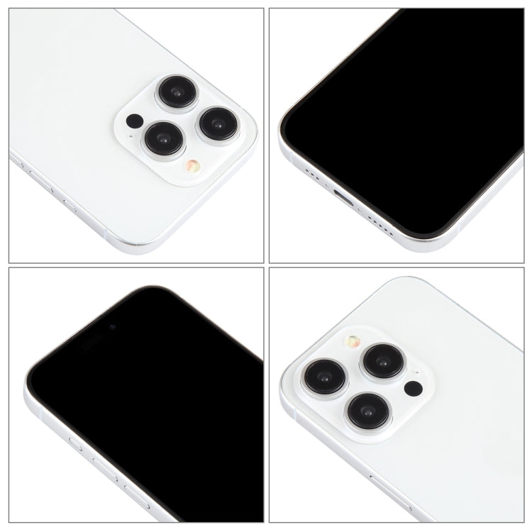 For iPhone 15 Pro Black Screen Non-Working Fake Dummy Display Model (White Titanium)