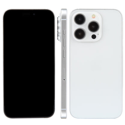 For iPhone 15 Pro Max Black Screen Non-Working Fake Dummy Display Model  (White) - free shipping - PMC Jewellery - Order now!