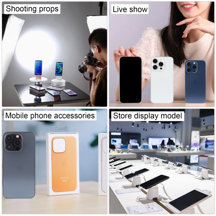 For iPhone 15 Pro Max Black Screen Non-Working Fake Dummy Display Model  (White) - free shipping - PMC Jewellery - Order now!