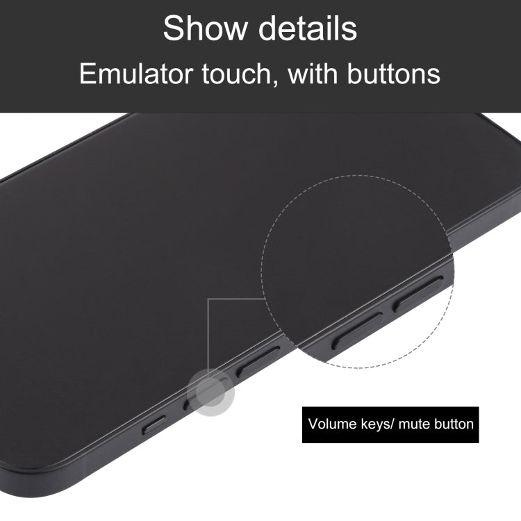 For iPhone 13 Black Screen Non-Working Fake Dummy Display Model (Black)