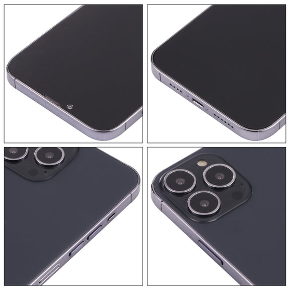 For iPhone 13 Pro Max Black Screen Non-Working Fake Dummy Display Model (Black)