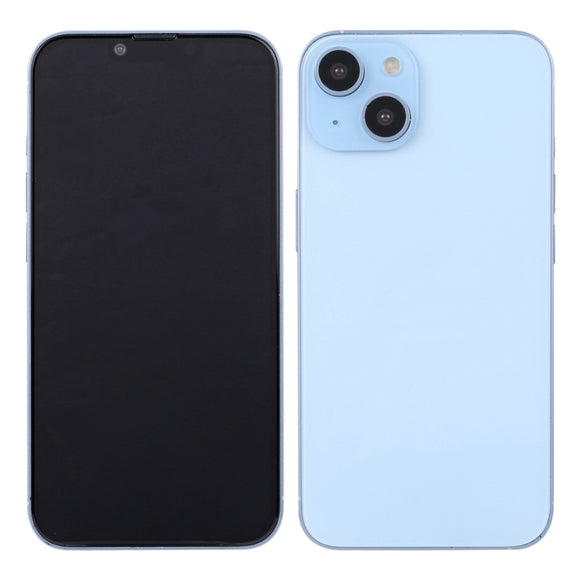 For iPhone 14 Plus Black Screen Non-Working Fake Dummy Display Model (Blue)