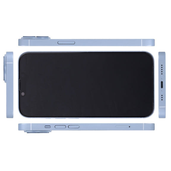 For iPhone 14 Plus Black Screen Non-Working Fake Dummy Display Model (Blue)