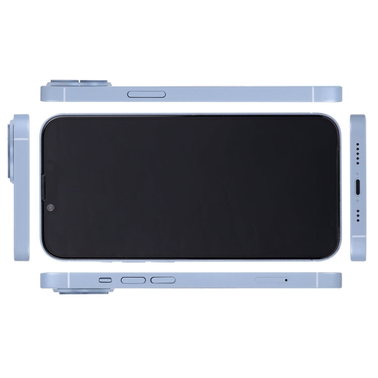 For iPhone 14 Plus Black Screen Non-Working Fake Dummy Display Model (Blue)
