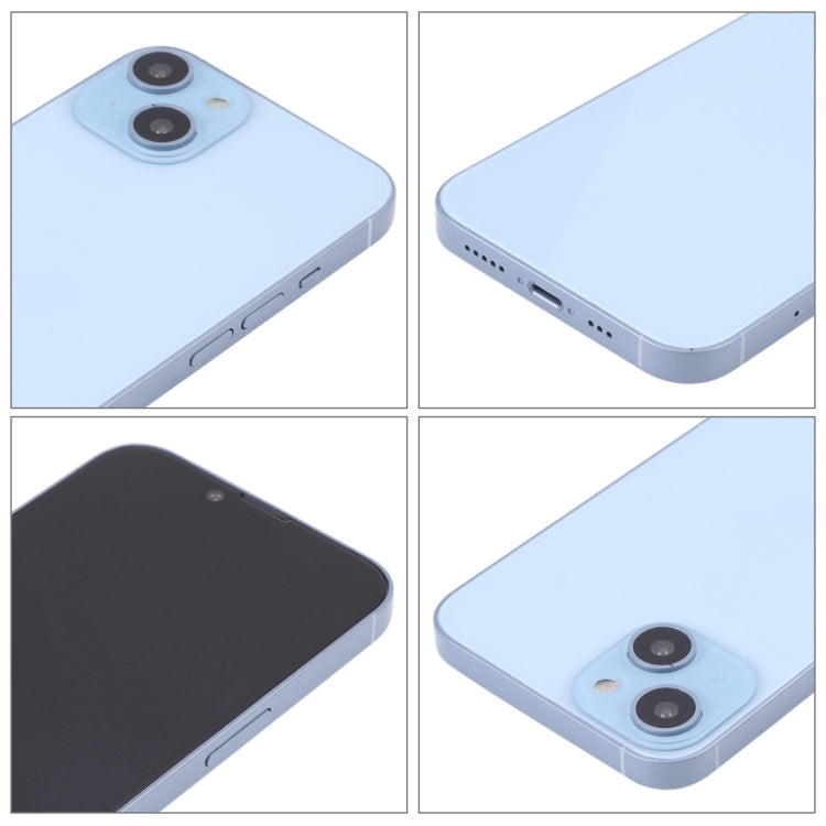 For iPhone 14 Plus Black Screen Non-Working Fake Dummy Display Model (Blue)