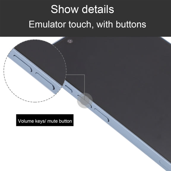 For iPhone 14 Plus Black Screen Non-Working Fake Dummy Display Model (Blue)