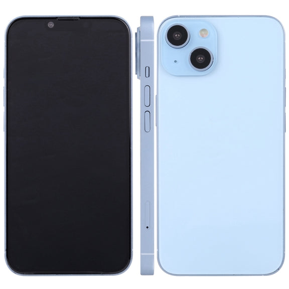 For iPhone 14 Plus Black Screen Non-Working Fake Dummy Display Model (Blue)