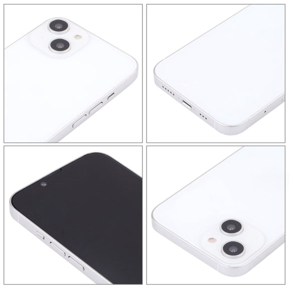 For iPhone 14 Plus Black Screen Non-Working Fake Dummy Display Model (White)