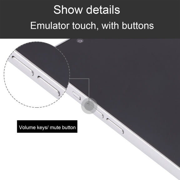 For iPhone 14 Plus Black Screen Non-Working Fake Dummy Display Model (White)