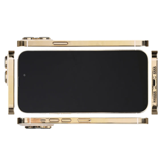 For iPhone 14 Pro Black Screen Non-Working Fake Dummy Display Model (Gold)
