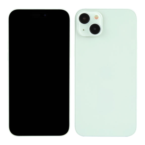 For iPhone 15 Plus Black Screen Non-Working Fake Dummy Display Model (Green)