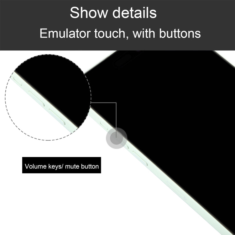 For iPhone 15 Plus Black Screen Non-Working Fake Dummy Display Model (Green)