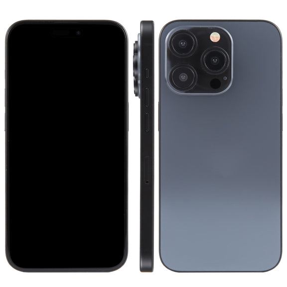 For iPhone 15 Pro Black Screen Non-Working Fake Dummy Display Model (Black)