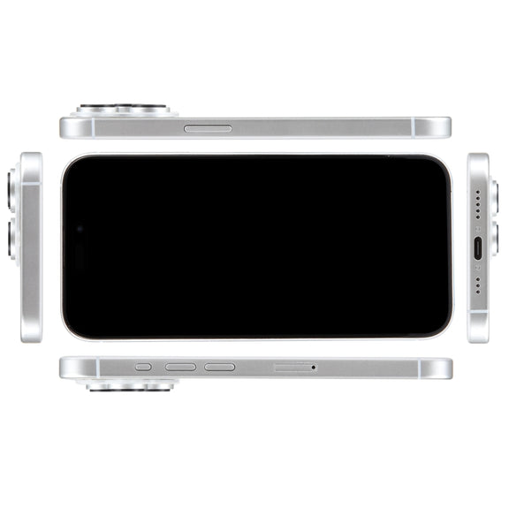 For iPhone 15 Pro Black Screen Non-Working Fake Dummy Display Model (White)