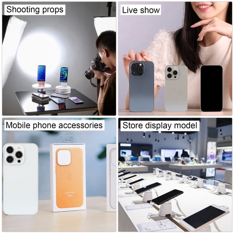 For iPhone 15 Pro Black Screen Non-Working Fake Dummy Display Model (Black)