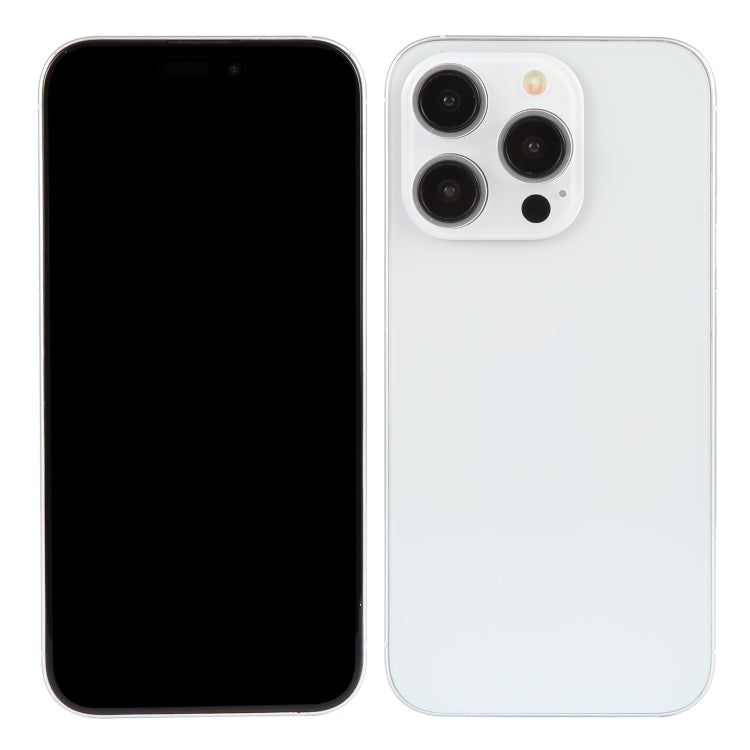 For iPhone 15 Pro Max Black Screen Non-Working Fake Dummy Display Model (White)