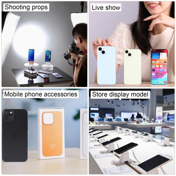 For iPhone 15 Plus Color Screen Non-Working Fake Dummy Display Model (Yellow)