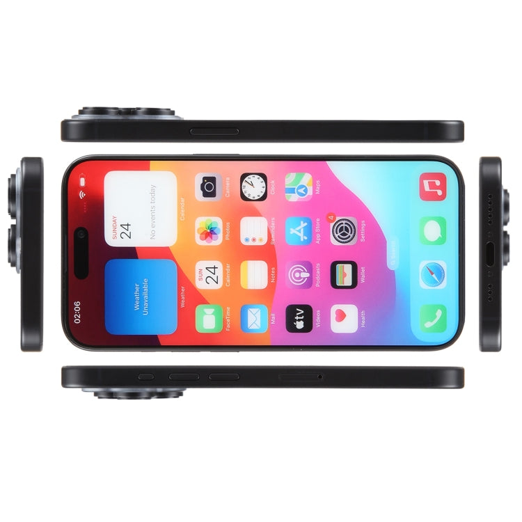 For iPhone 15 Pro Color Screen Non-Working Fake Dummy Display Model (Black) - free shipping - PMC Jewellery - Order now!