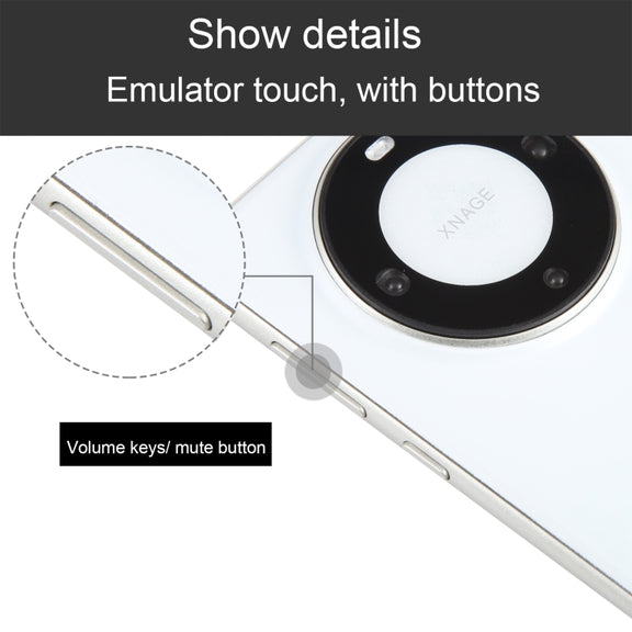 For Huawei Mate 60 Color Screen Non-Working Fake Dummy Display Model (Silver)
