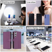 For Samsung Galaxy S24 5G Black Screen Non-Working Fake Dummy Display Model (Purple)