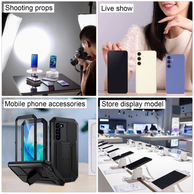 For Samsung Galaxy S24+ 5G Black Screen Non-Working Fake Dummy Display Model (Black)