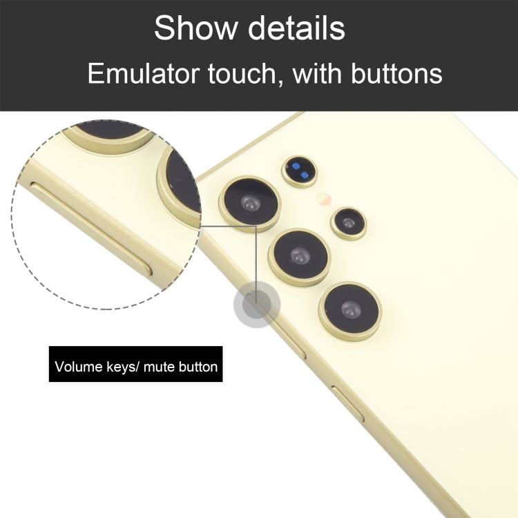 For Samsung Galaxy S24 Ultra 5G Black Screen Non-Working Fake Dummy Display Model (Yellow) - For Galaxy by PMC TechLife | Online Shopping South Africa | PMC TechLife