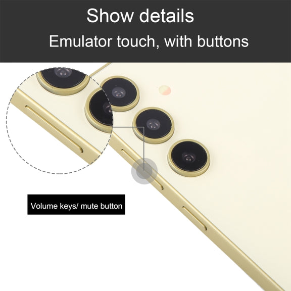 For Samsung Galaxy S24+ 5G Color Screen Non-Working Fake Dummy Display Model (Yellow)