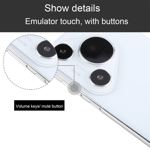 For Huawei Pura 70 Pro Color Screen Non-Working Fake Dummy Display Model (White)