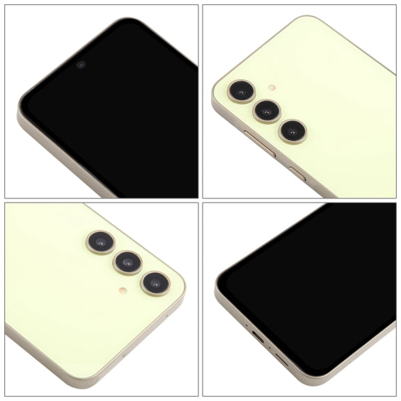 For Samsung Galaxy A55 5G Black Screen Non-Working Fake Dummy Display Model (Yellow)