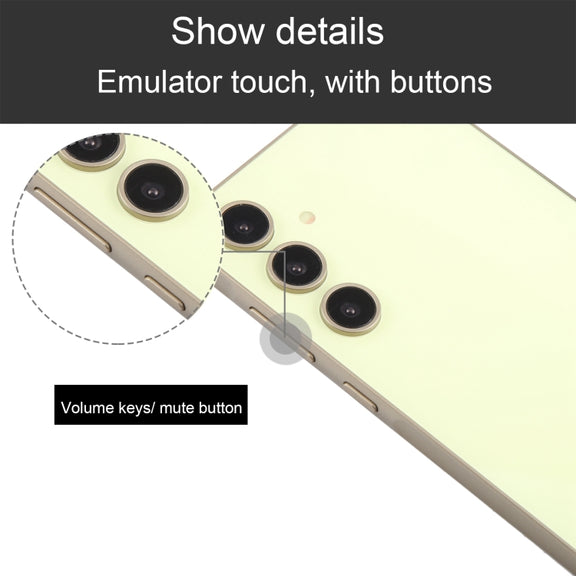 For Samsung Galaxy A55 5G Black Screen Non-Working Fake Dummy Display Model (Yellow)