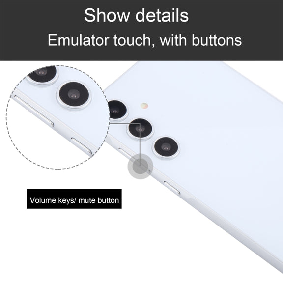 For Samsung Galaxy A35 5G Black Screen Non-Working Fake Dummy Display Model (White)