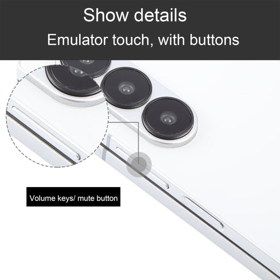 For Samsung Galaxy Z Fold6 Black Screen Non-Working Fake Dummy Display Model (White)