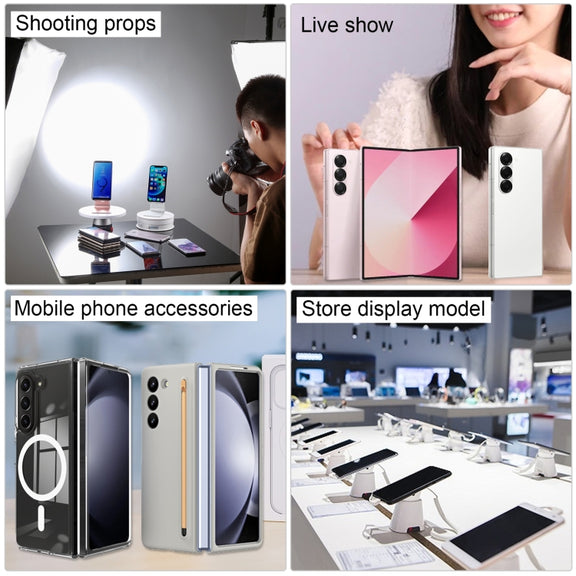 For Samsung Galaxy Z Fold6 Color Screen Non-Working Fake Dummy Display Model (Black)