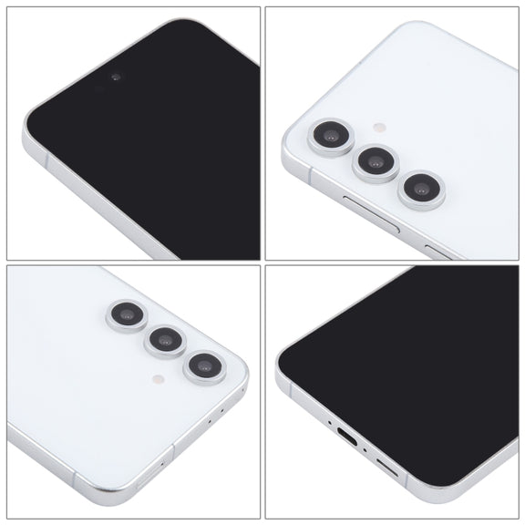 For Samsung Galaxy S24 FE 5G Black Screen Non-Working Fake Dummy Display Model (White)