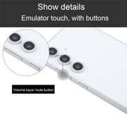 For Samsung Galaxy S24 FE 5G Black Screen Non-Working Fake Dummy Display Model (White)