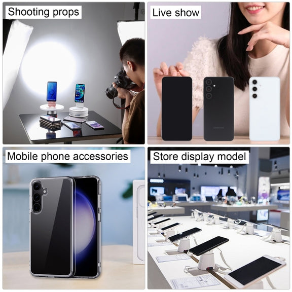 For Samsung Galaxy S24 FE 5G Black Screen Non-Working Fake Dummy Display Model (Blue)