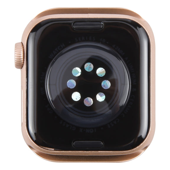 For Apple Watch Series 10 42mm Color Screen Non-Working Fake Dummy Display Model, For Photographing Watch-strap, No Watchband (Rose Gold)