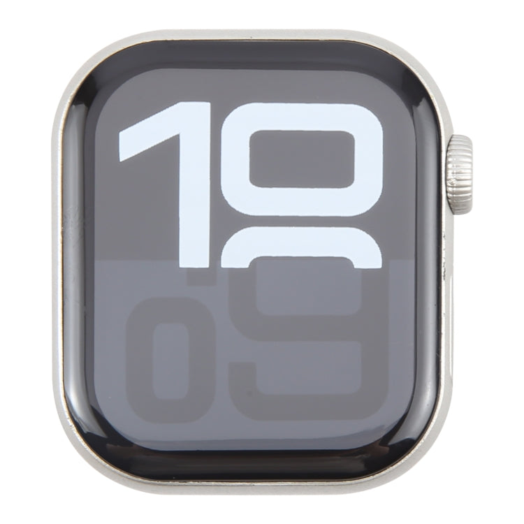 For Apple Watch Series 10 42mm Color Screen Non-Working Fake Dummy Display Model, For Photographing Watch-strap, No Watchband (Silver)