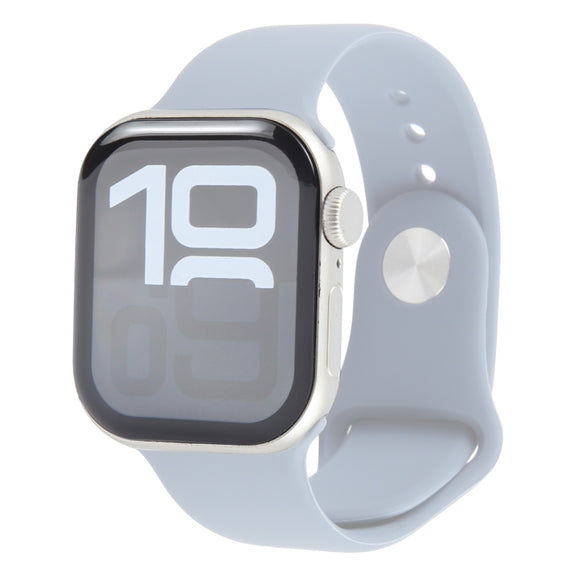 For Apple Watch Series 10 42mm Color Screen Non-Working Fake Dummy Display Model, For Photographing Watch-strap, No Watchband (Silver)