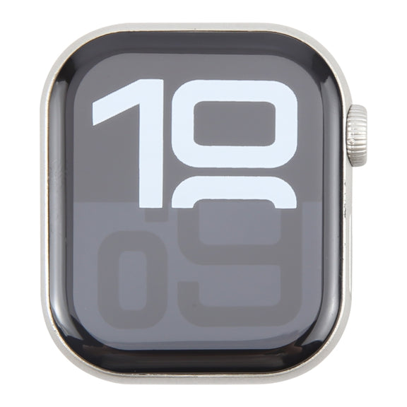 For Apple Watch Series 10 46mm Color Screen Non-Working Fake Dummy Display Model, For Photographing Watch-strap, No Watchband (Silver)