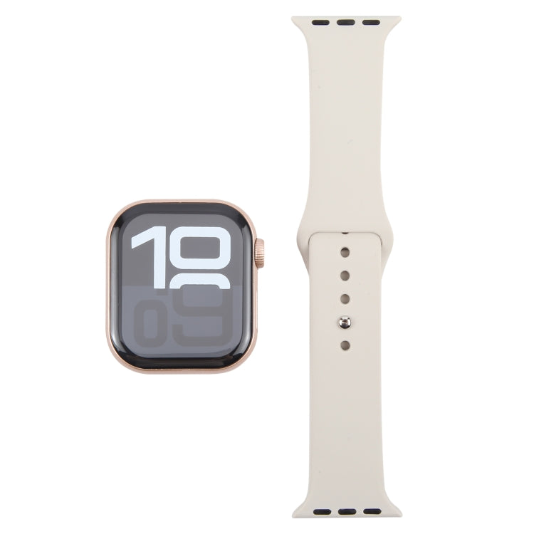 For Apple Watch Series 10 42mm Color Screen Non-Working Fake Dummy Display Model (Rose Gold)