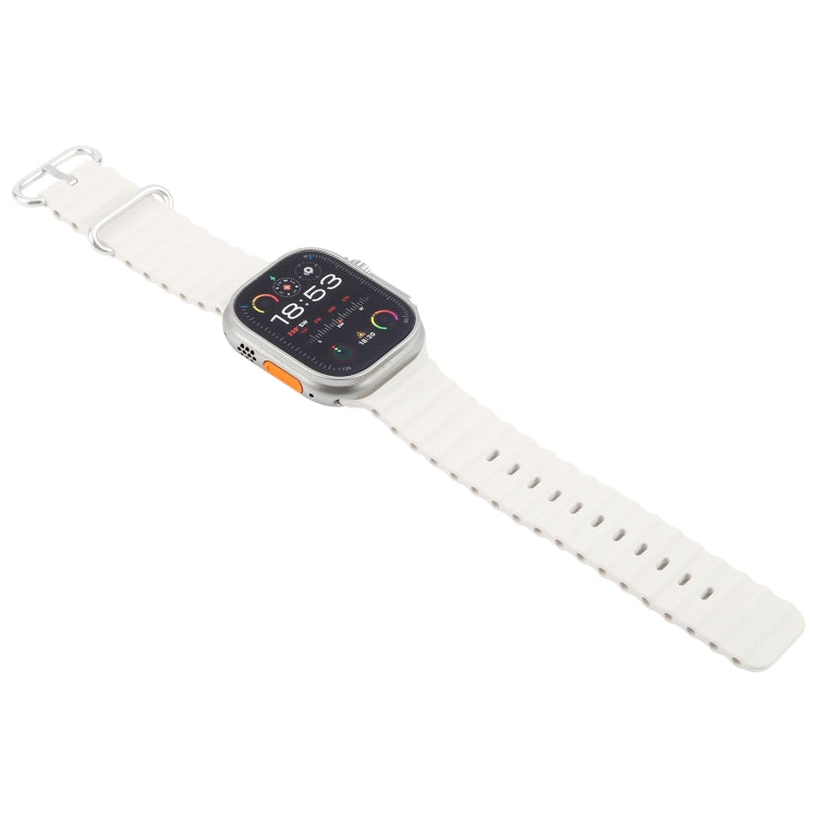 For Apple Watch Ultra 2 49mm Color Screen Non-Working Fake Dummy Display Model (Beige White) - Watch Model by PMC TechLife | Online Shopping South Africa | PMC TechLife | Buy Now Pay Later Mobicred