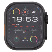 For Apple Watch Ultra 2 49mm Color Screen Non-Working Fake Dummy Display Model, For Photographing Watch-strap, No Watchband (Black)