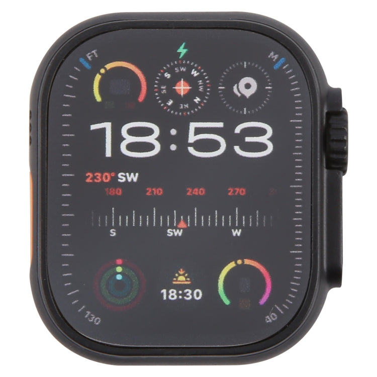 For Apple Watch Ultra 2 49mm Color Screen Non-Working Fake Dummy Display Model, For Photographing Watch-strap, No Watchband (Black)