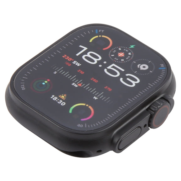 For Apple Watch Ultra 2 49mm Color Screen Non-Working Fake Dummy Display Model, For Photographing Watch-strap, No Watchband (Black)